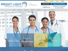 Tablet Screenshot of brightlightimaging.com